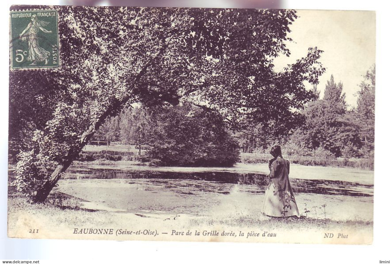 95 - EAUBONNE - PARC DE LA GRILLE DORÉE, LA PIECE D'EAU - ANIMÉE -  - Eaubonne