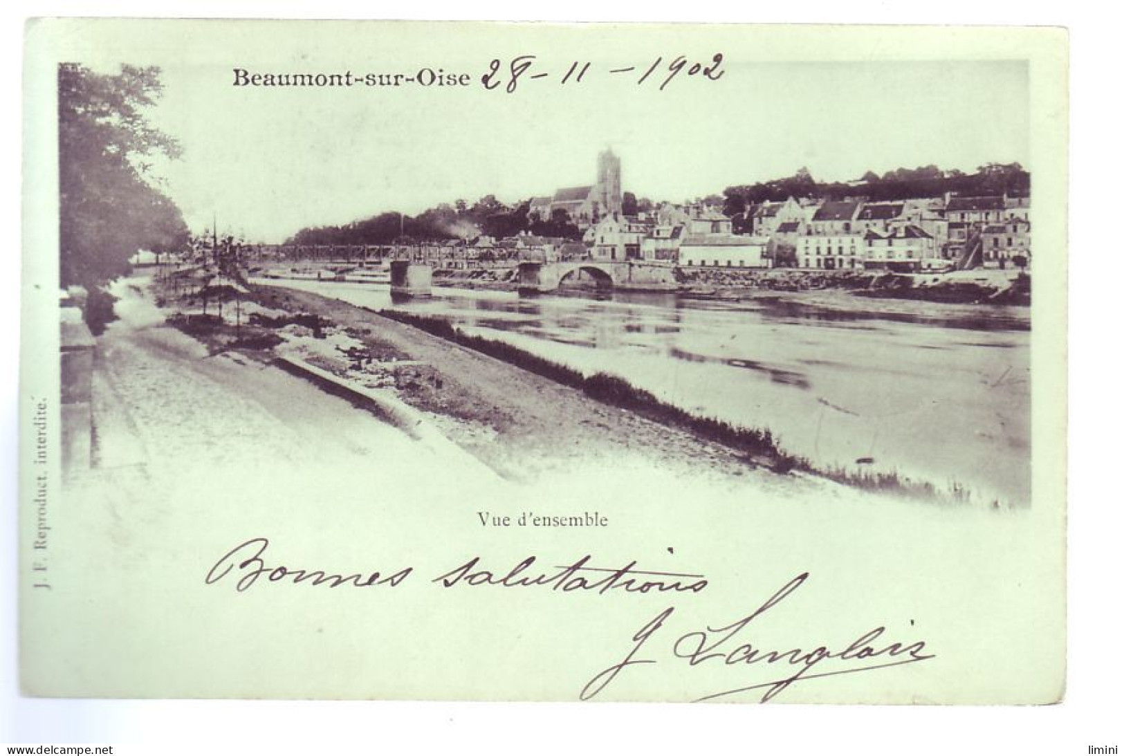 95 - BEAUMONT-sur-OISE - VUE D'ENSEMBLE -  - Beaumont Sur Oise