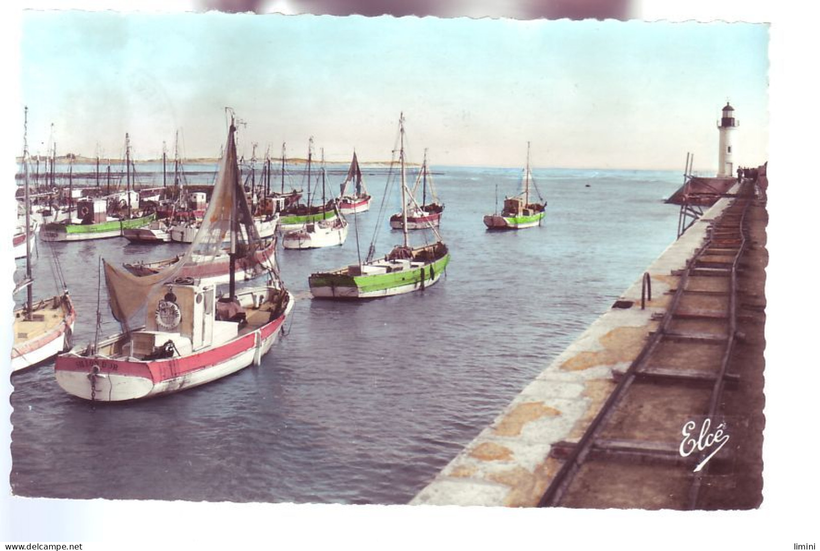 17 - ILE-D'OLERON - LA COTINIERE - LE DEPART DES BATEAUX POUR LA PECHE - COLORISÉE -  - Ile D'Oléron