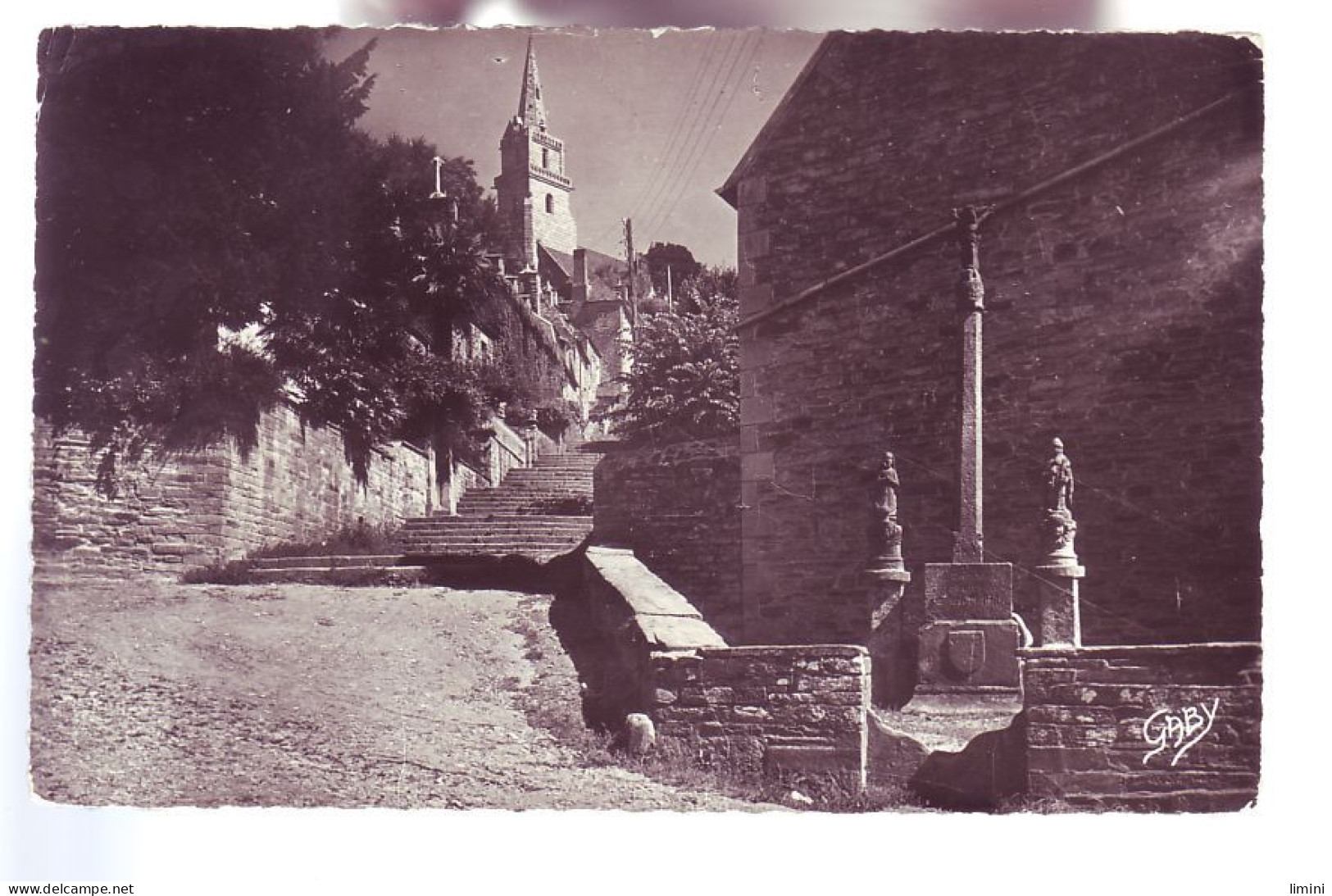 22 - LANNION - CALVAIRE ET ESCALIER DE BRELEVENEZ -  - Lannion