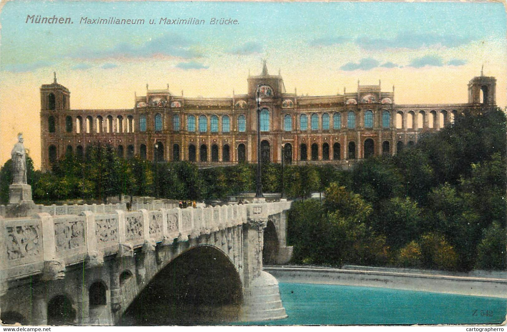 Germany Munchen Maximilianeum Und Maximilianbrucke - München