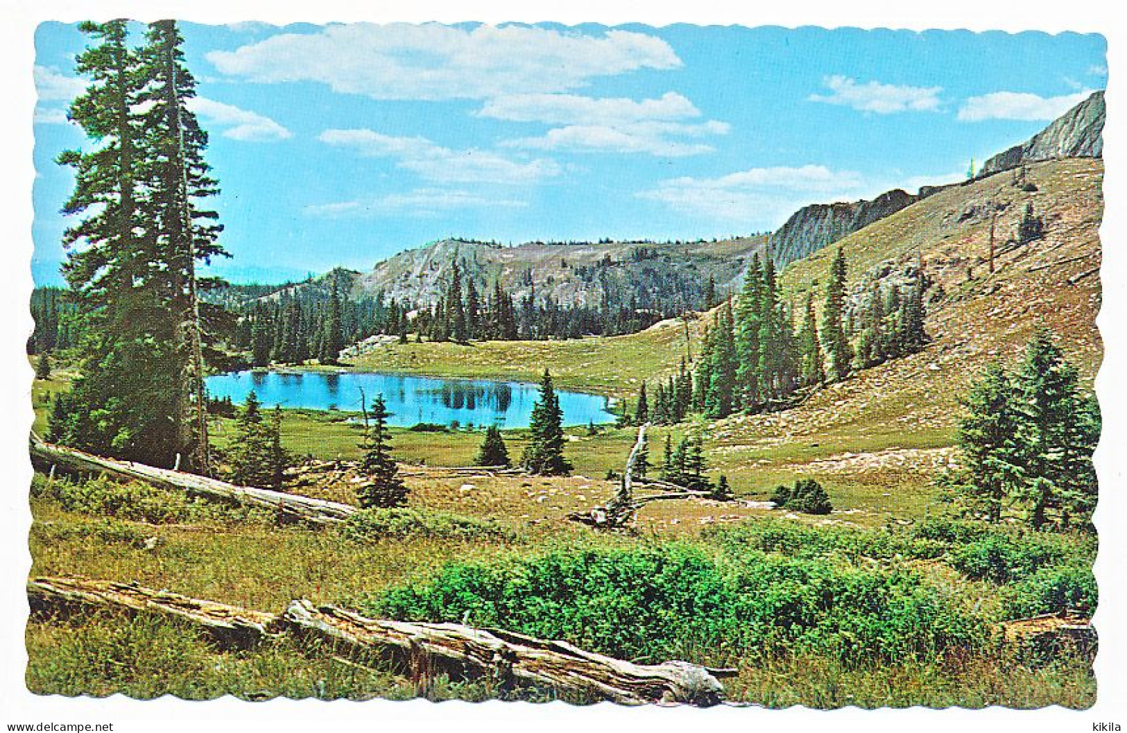 CPSM Dentelée 9 X 14 Etats Unis USA (84) Wyoming Bellamy Lake In The Snowy Range Of The Southern Wyoming Rockies - Other & Unclassified