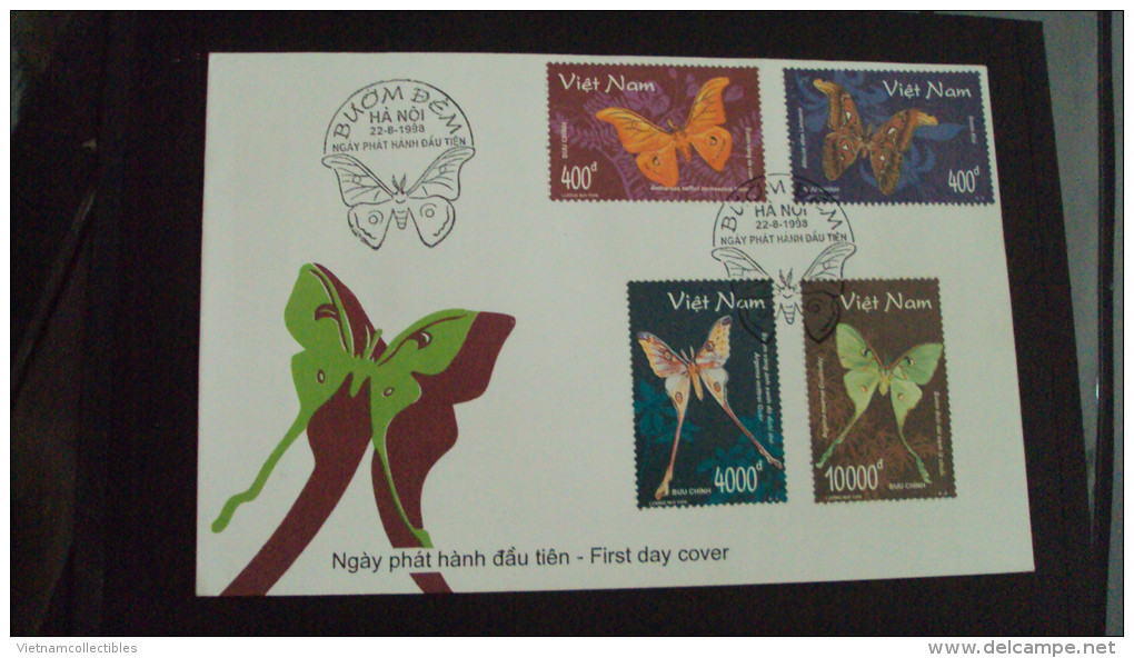 FDC Vietnam Viet Nam 1998 : Butterfly (Ms785) - Vietnam