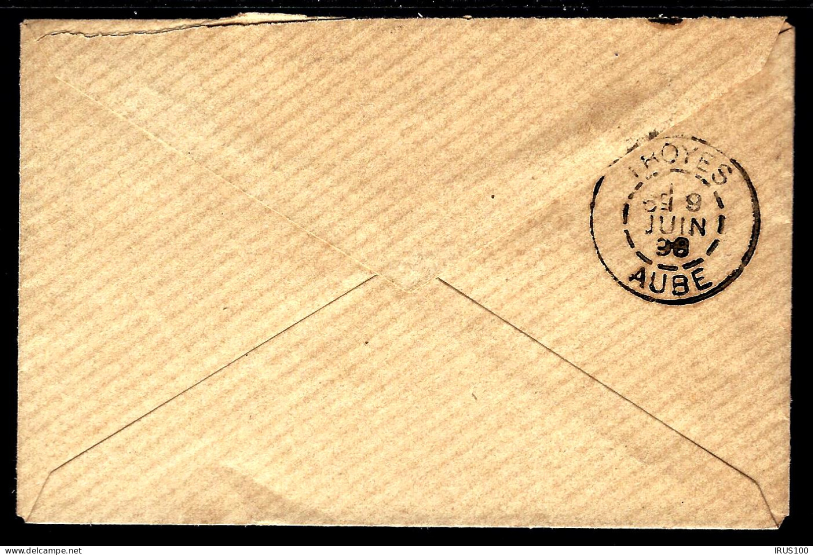 AUBE - LETTRE DE NOGENT S/SEINE - 1898 -  POUR TROYES - 1876-1898 Sage (Tipo II)