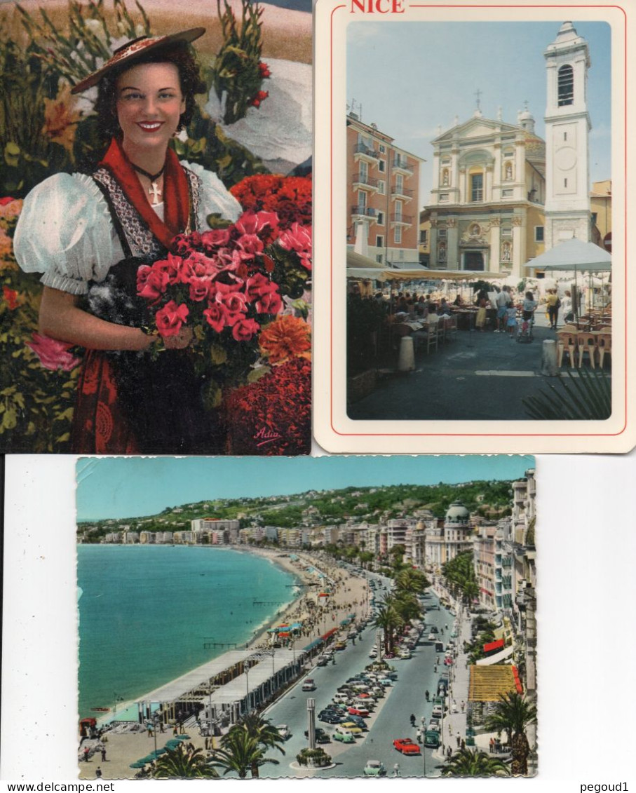 dpt ALPES-MARITIMES . LOT 100 CARTES POSTALES . LIVRAISON OFFERTE   achat immédiat