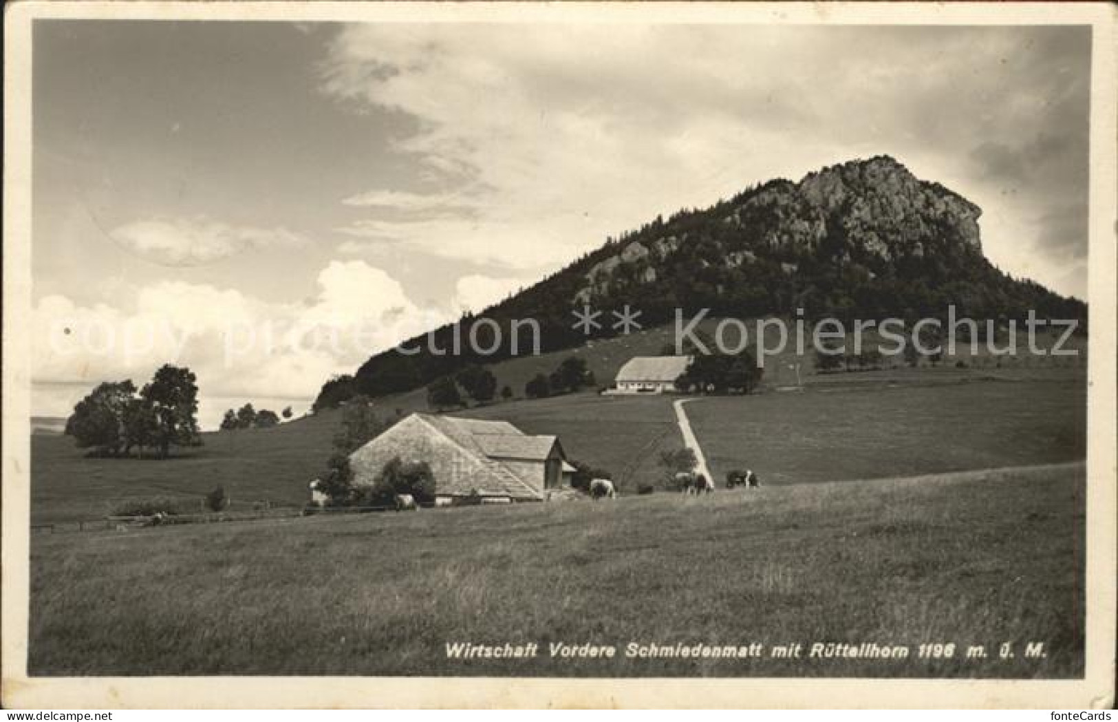 12044800 Ruettelhorn Wirtschaft Vordere Schmiedenmatt Ruettelhorn - Other & Unclassified