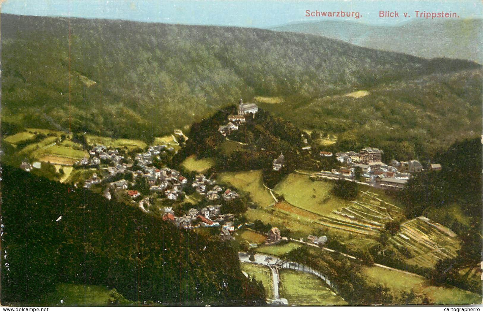 Germany Schwarzburg Blick V. Trippstein - Otros & Sin Clasificación