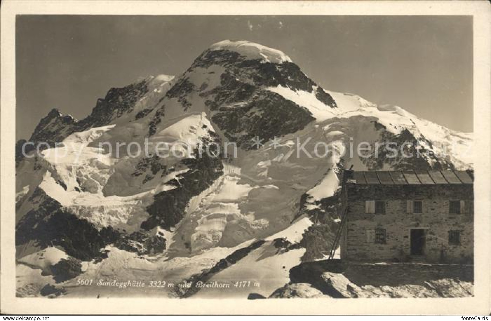 12044778 Sandegg Sandegghuette Mit Breithorn Salenstein - Other & Unclassified