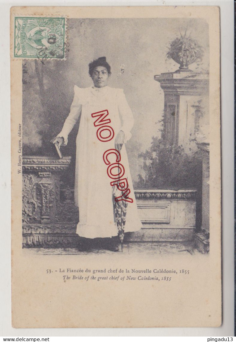 Fixe La Fiancée Du Grand Chef De La Nouvelle Calédonie 1855 - New Caledonia