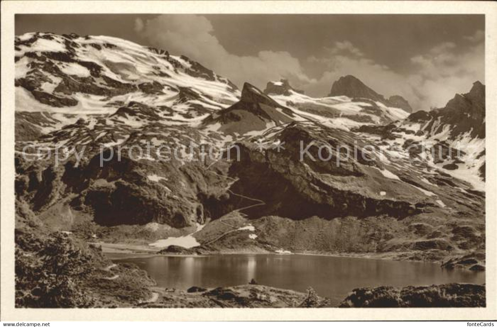 12044420 Engelberg OW Truebsee Mit Jochpass Engelberg - Andere & Zonder Classificatie