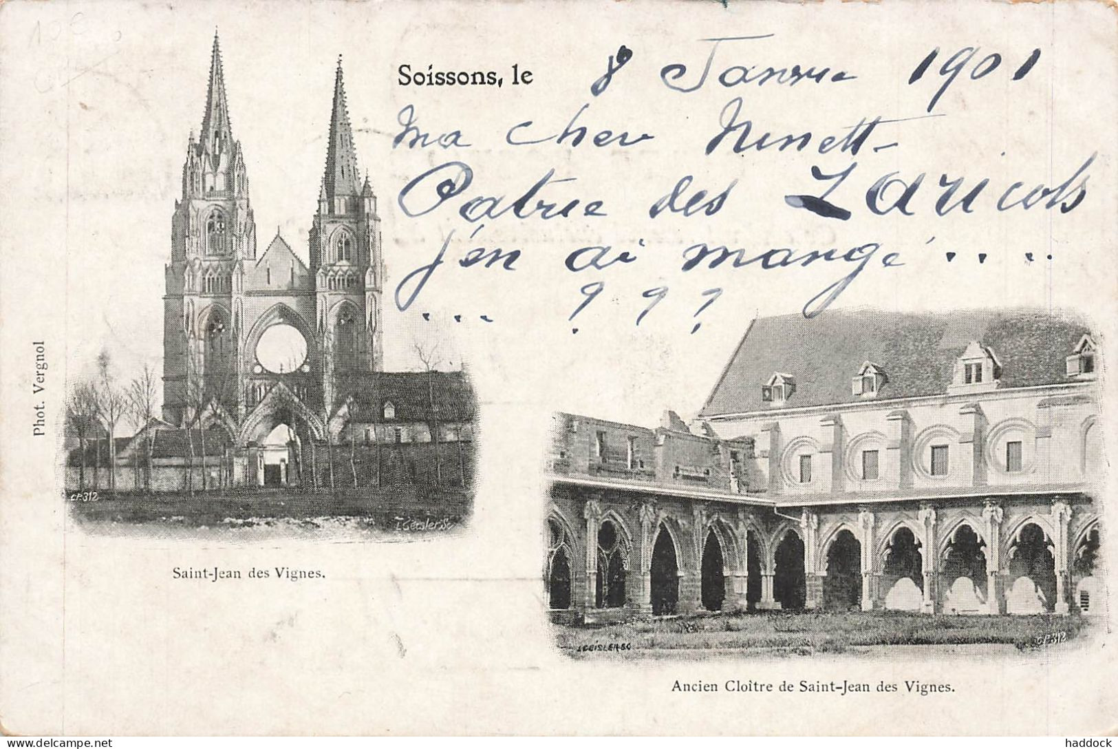 SOISSONS : SAINT JEAN DES VIGNES - Soissons