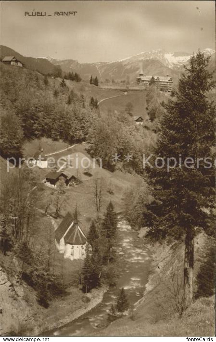 12044384 Flueeli-Ranft Teilansicht Kapelle Bergbach Hotel Flueeli-Ranft - Andere & Zonder Classificatie