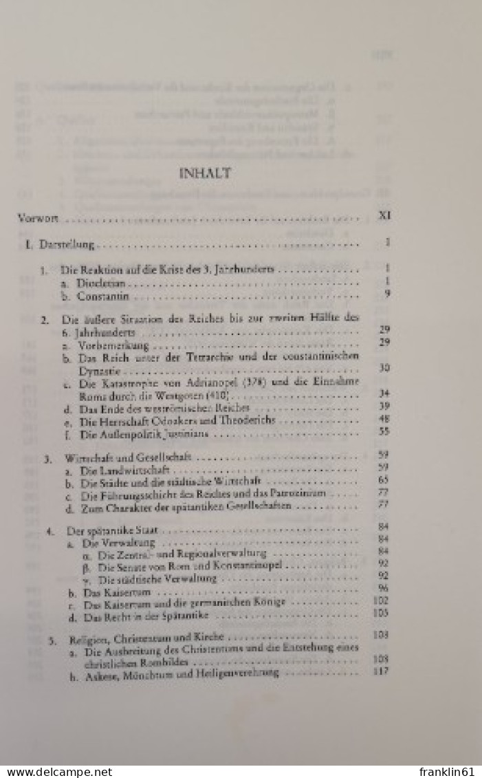 Spätantike Und Völkerwanderung. - 4. Neuzeit (1789-1914)
