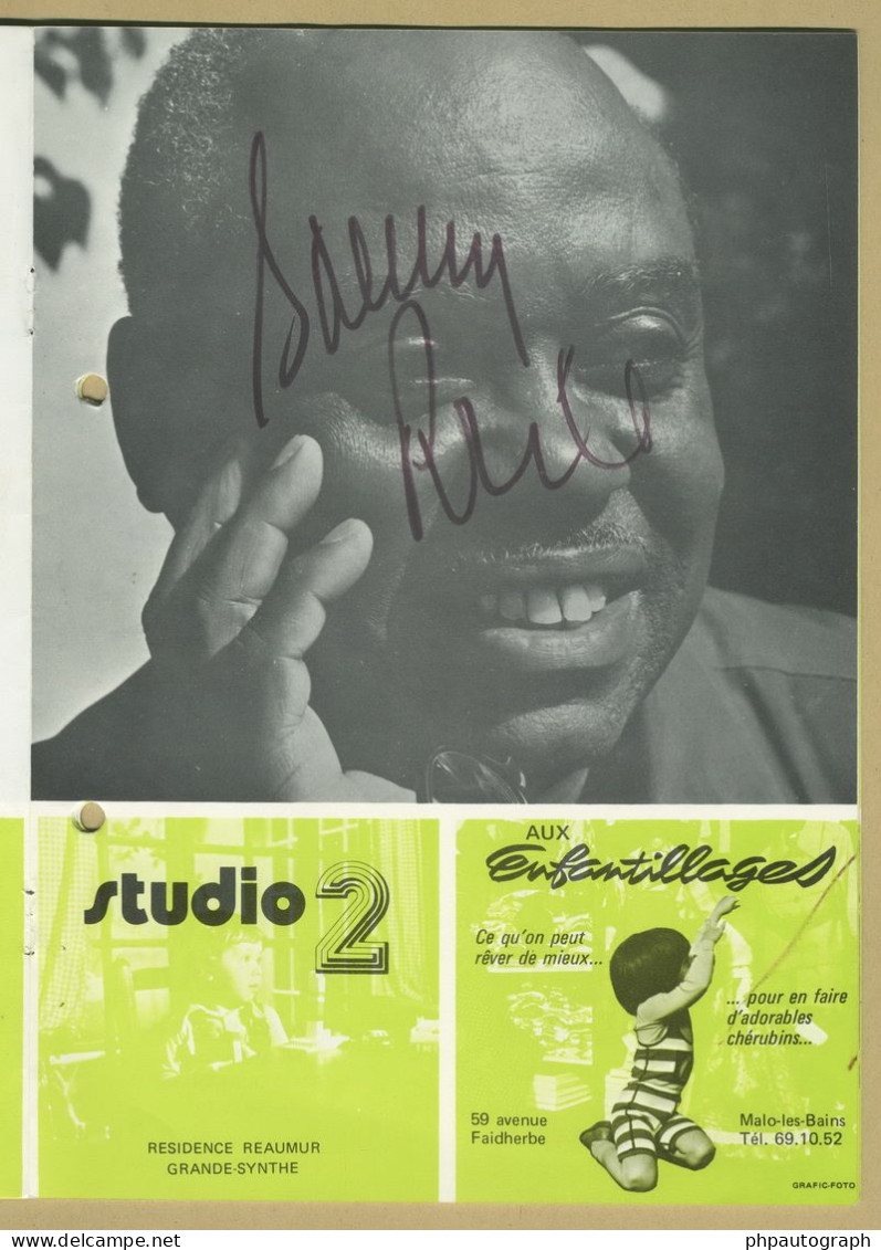 Ray Charles (1930-2004) - Outstanding Jazz Program Signed In Person - 1975 - Chanteurs & Musiciens