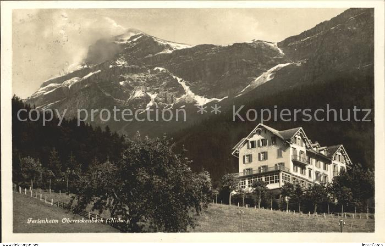 12044350 Oberrickenbach Ferienheim Stadtschulen Luzern Oberrickenbach - Autres & Non Classés