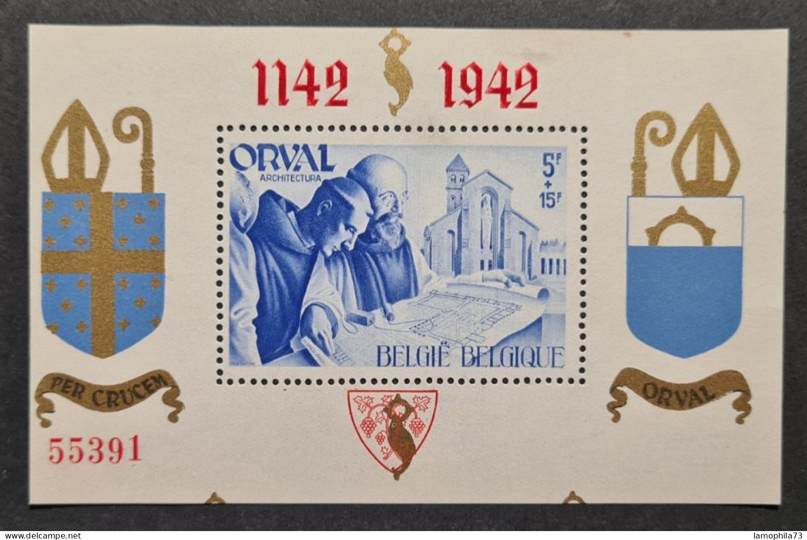 Belgium - Stamp(s) Bl Orval Mnh** - TB - 2 Scan(s) Réf-2319 - 1924-1960