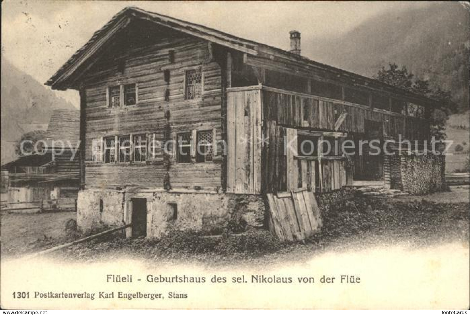 12044331 Flueeli-Ranft Geburtshaus Des Seligen Nikolaus Von Der Fluee Flueeli-Ra - Andere & Zonder Classificatie