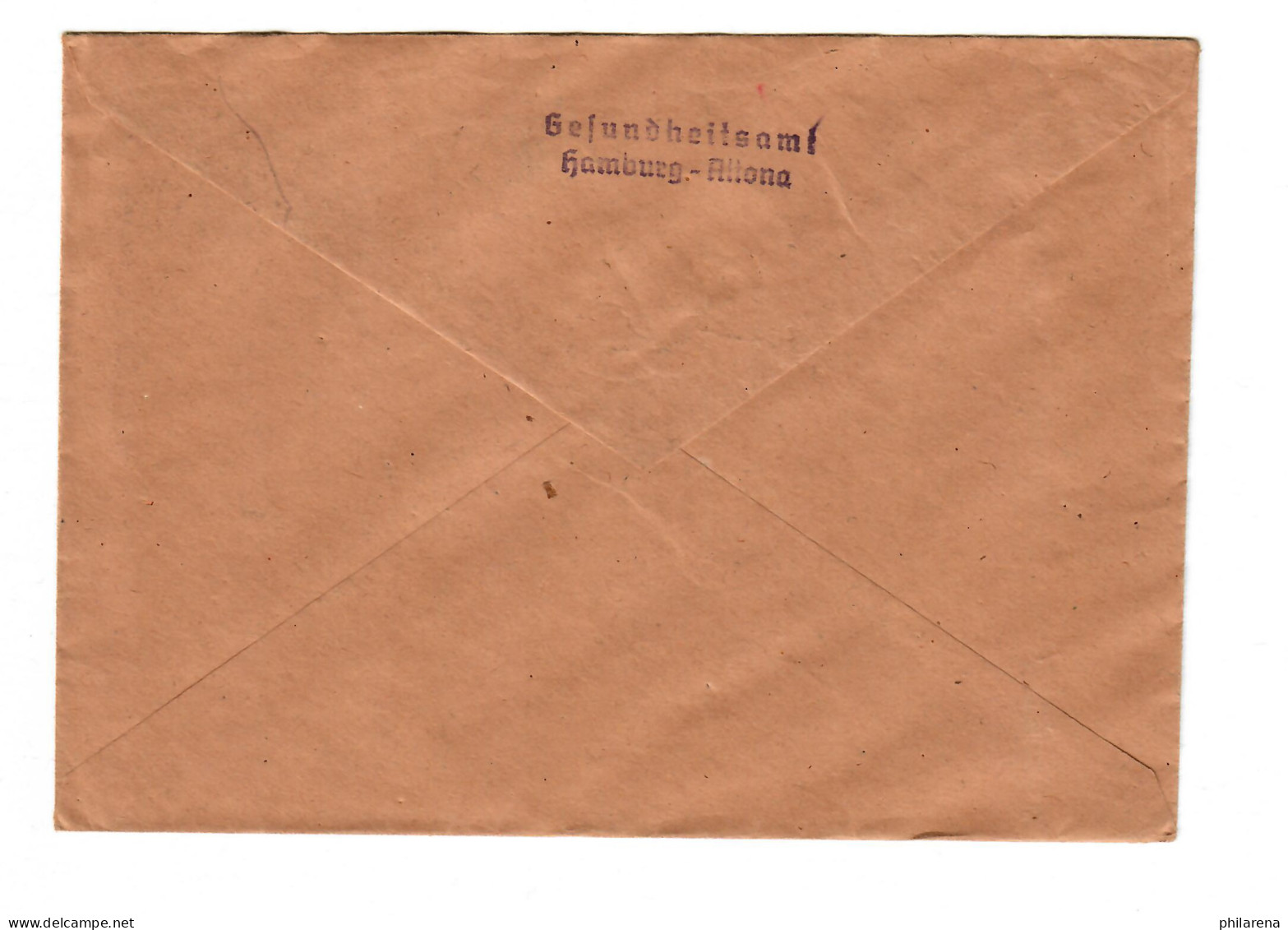 Gesundheitsamt Hamburg-Altona Nach Blankenese, 1948 - Cartas & Documentos