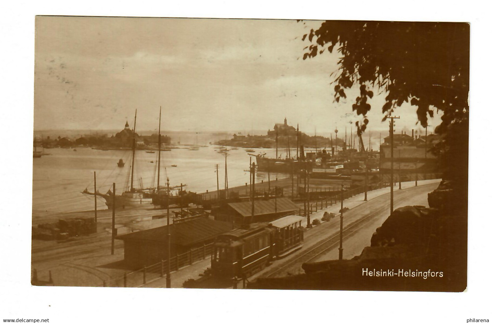 Foto-Karte Helsinki Helsingors 1923 - Other & Unclassified