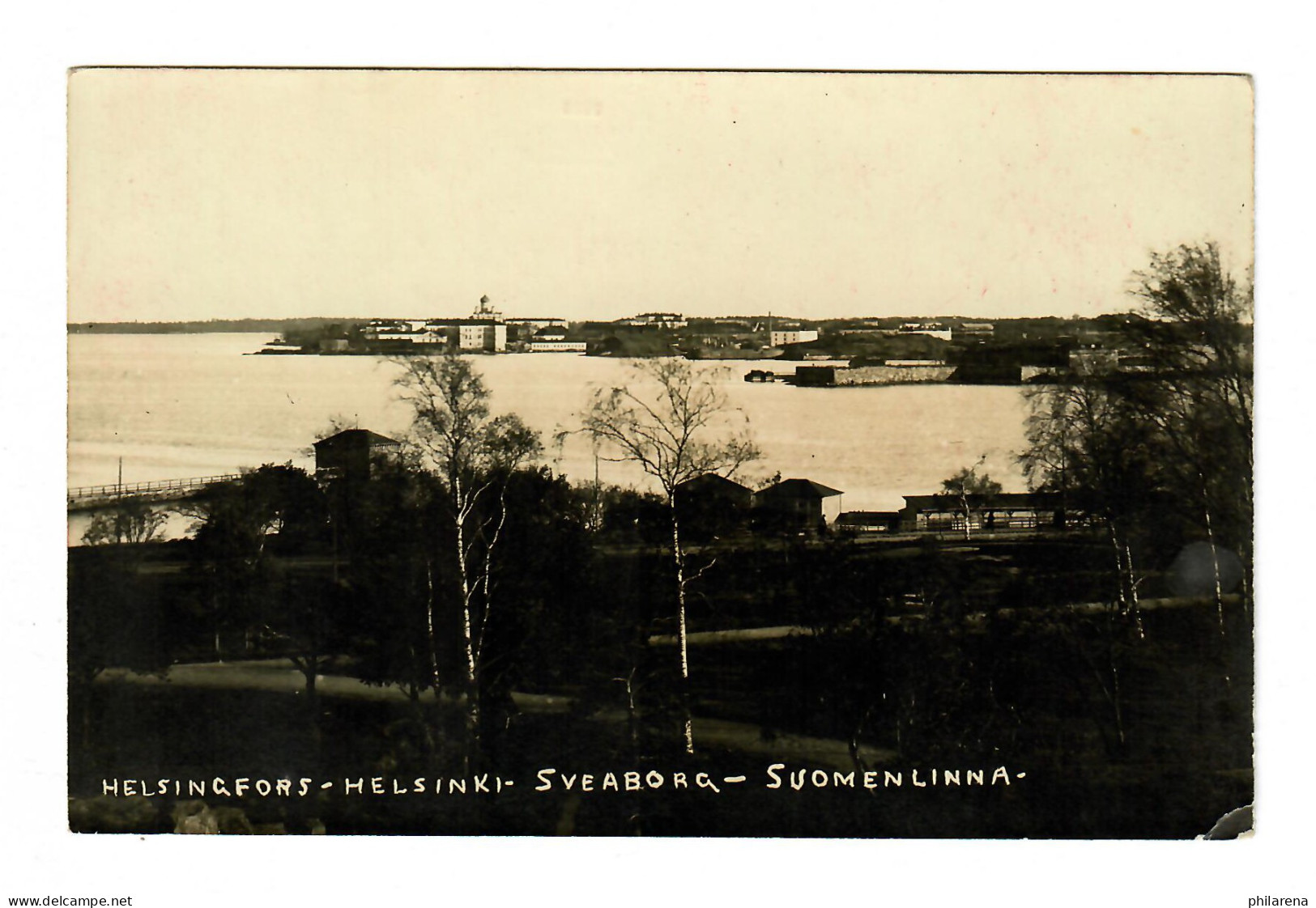 Foto-Karte Helsingfors-Helsinki, 1921 - Sonstige & Ohne Zuordnung