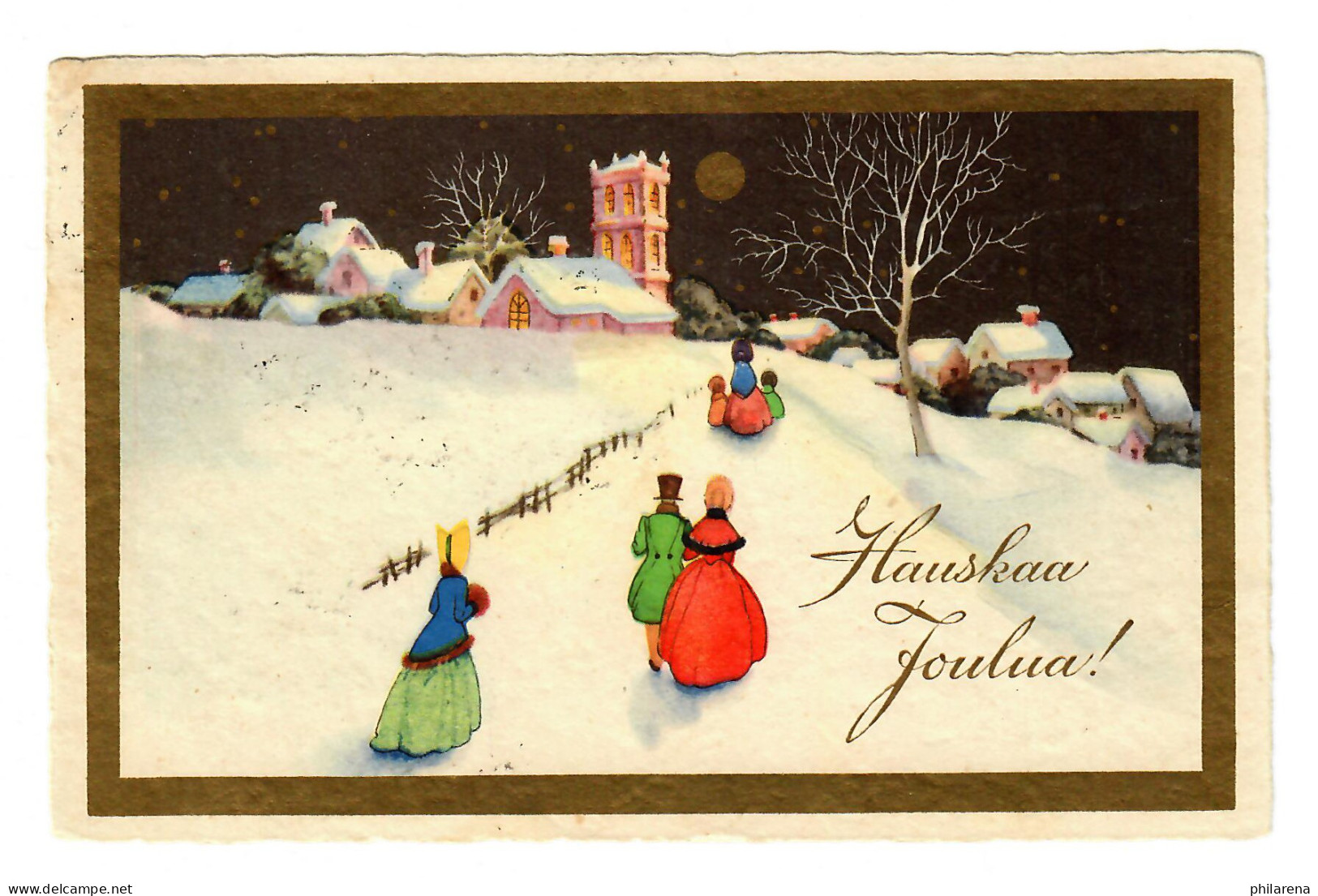 Weihnachtskarte Nach Helsinki, 1931 - Autres & Non Classés