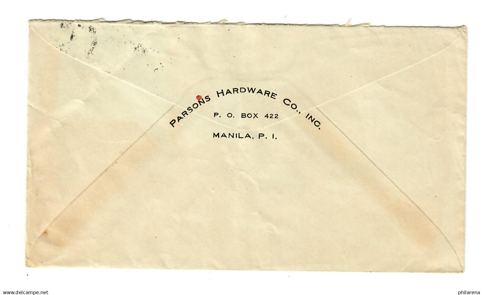 Brief Aus Manila Nach Frankfurt/M, 1930 - Filipinas