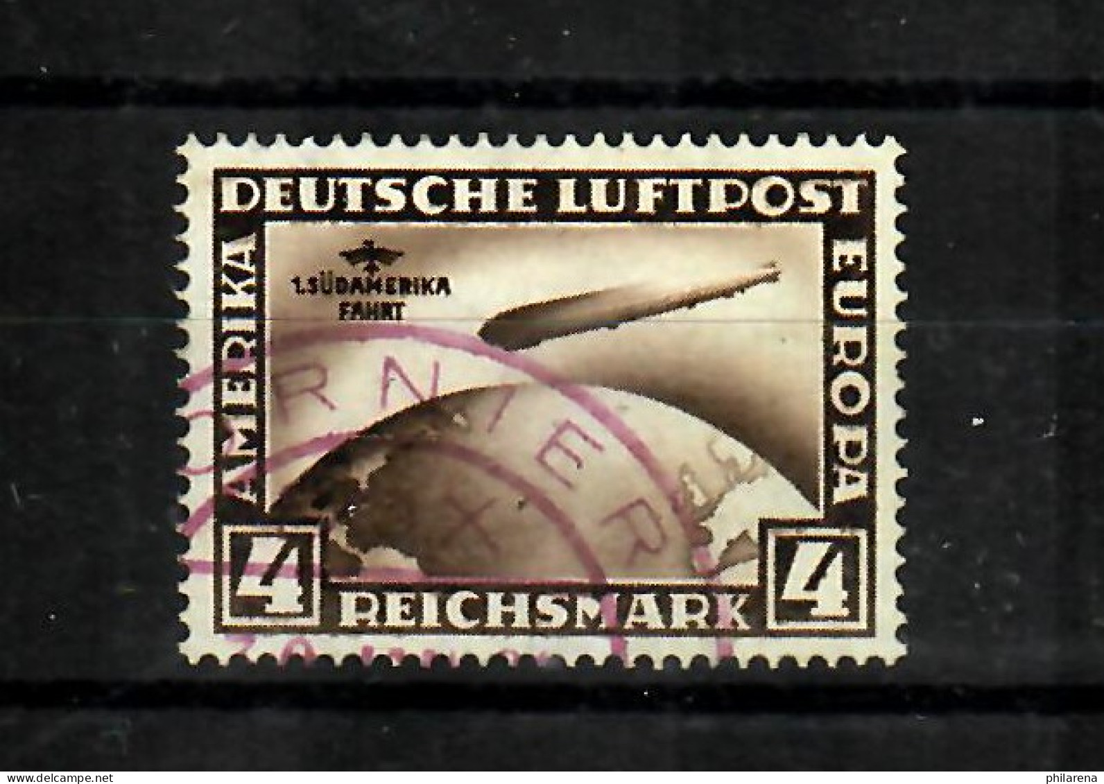 DR: MiNr. 439X, Gestempelt Mit Bordstempel, BPP Geprüft, Michel 400 - Used Stamps