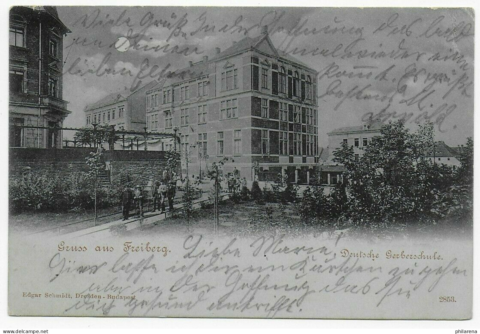 Ansichtskarte Gruss Aus Freiberg, Kleinwaltersdorf 1906 Nach Immenstadt - Briefe U. Dokumente