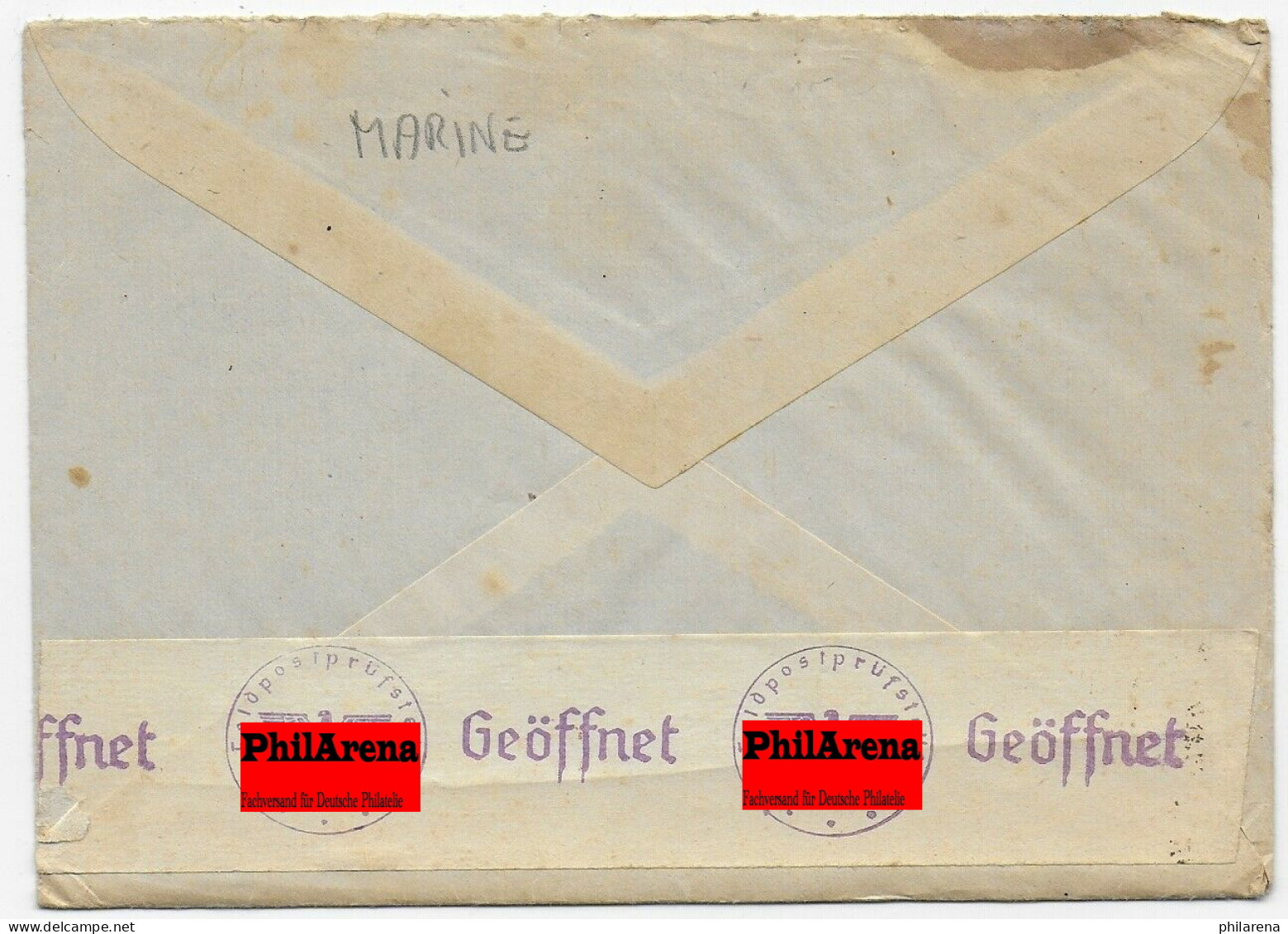 Feldpostbrief Marine Postamt Berlin, M.08667 Nach Sommenhardt/Calw, ZENSUR - Covers & Documents
