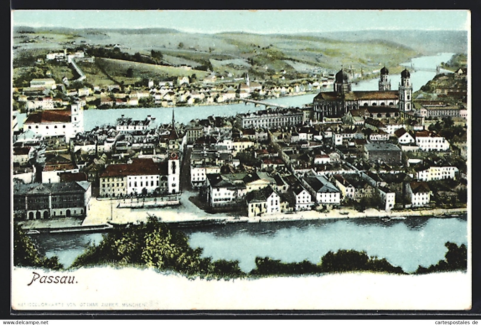 AK Passau, Altstadt Zwischen Inn Und Donau  - Passau