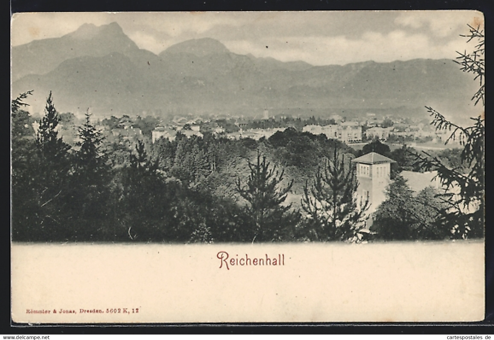 AK Bad Reichenhall, Ortsansicht Mit Umgebung  - Bad Reichenhall