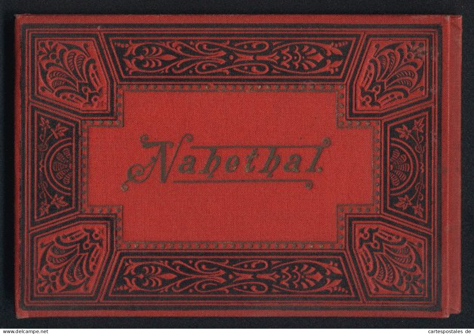 Leporello-Album Nahethal Mit 17 Lithographie-Ansichten, Idar, Oberstein, Kirn, Schloss Dhaun, Ebernburg, Münster, Bin  - Lithografieën