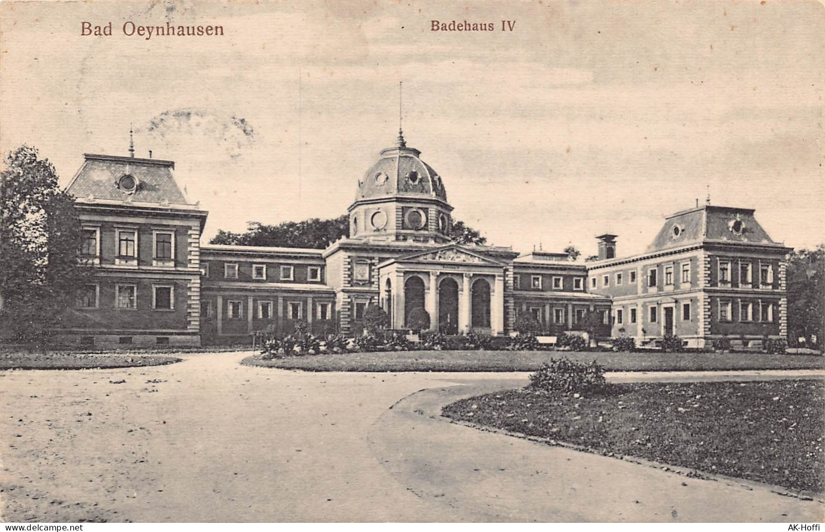 Bad Oeynhausen Badehaus IV Gelaufen 1913 - Bad Oeynhausen