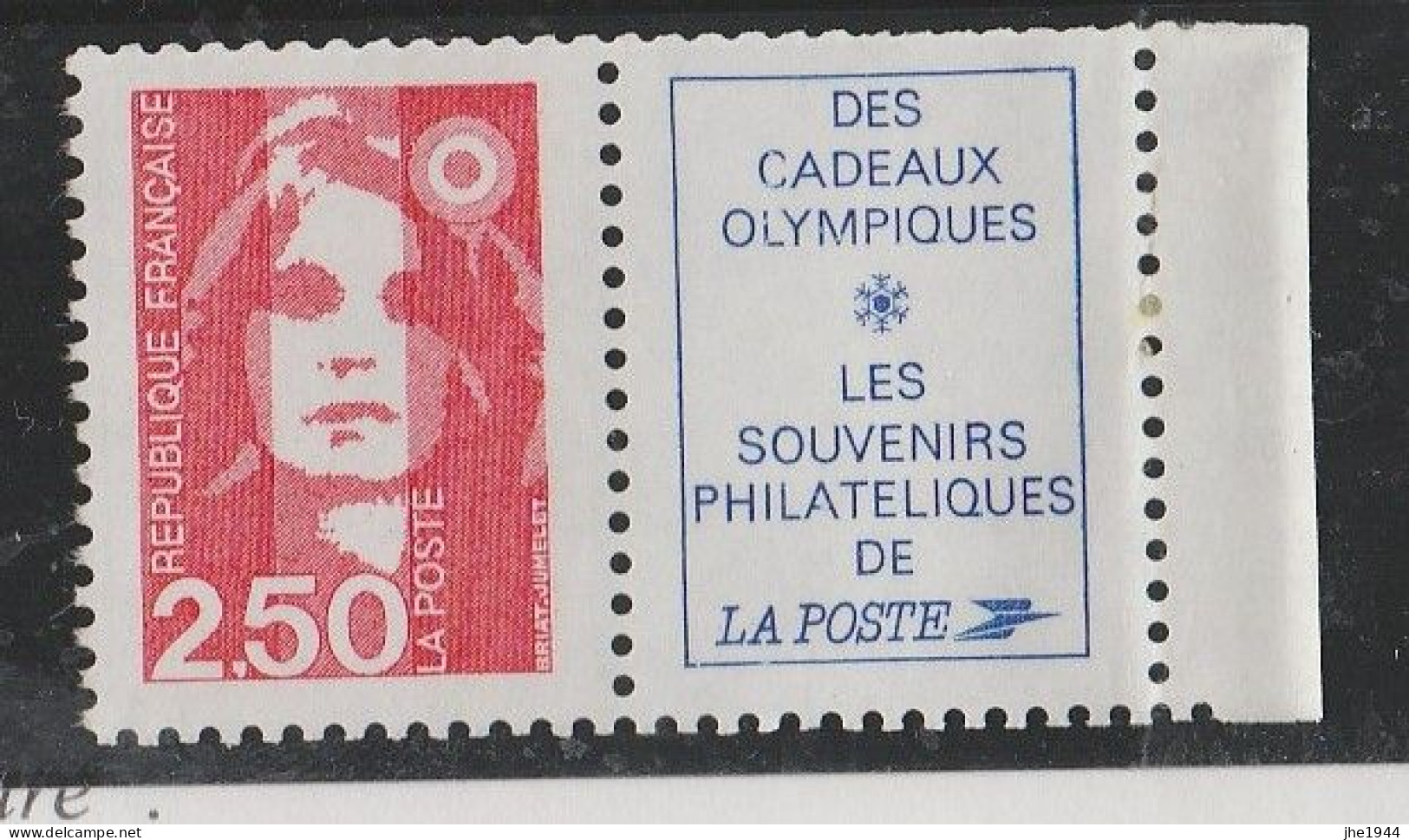 France N° 2715a Marianne Du Bicentenaire + Vignette ** - Unused Stamps