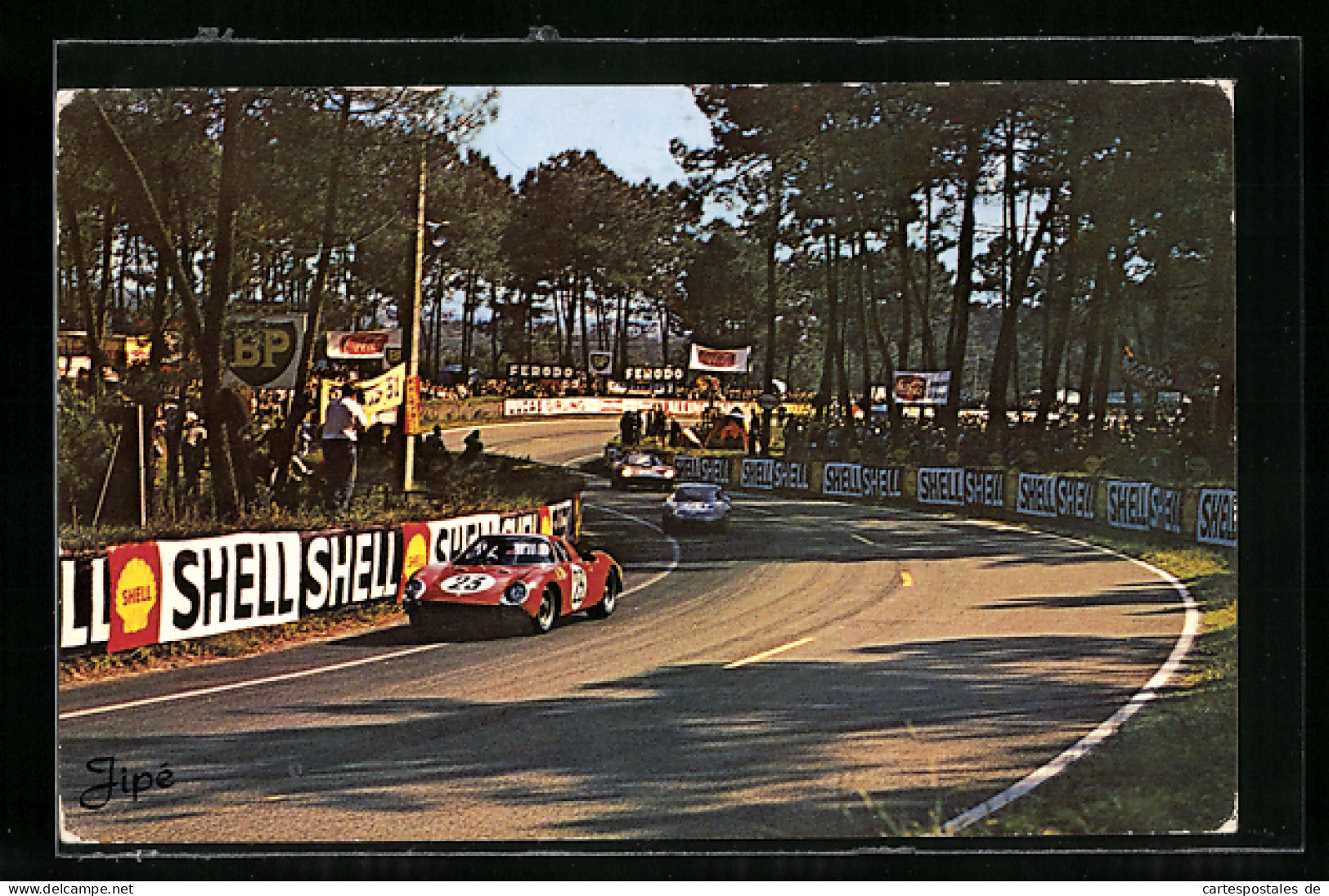 AK Le Mans, 24h-Rennen, S, Tertre Rouge, 24-Stunden-Rennen Von Le Mans 1970, Ferrari Rennwagen  - Altri & Non Classificati