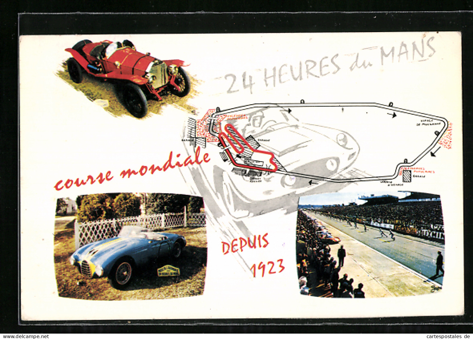 AK 24 Heures Du Mans 1970, 24-Stunden-Rennen Von Le Mans 1970, Rennwagen  - Altri & Non Classificati