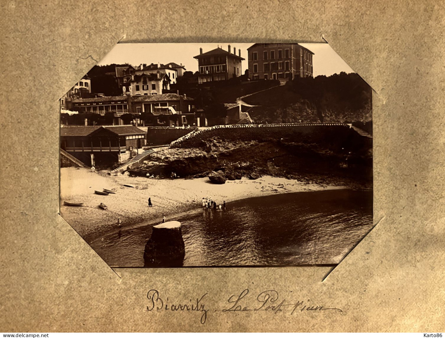 Biarritz * Le Port Vieux * Villas * Photo Circa 1890/1910 11.5x8.5cm - Biarritz