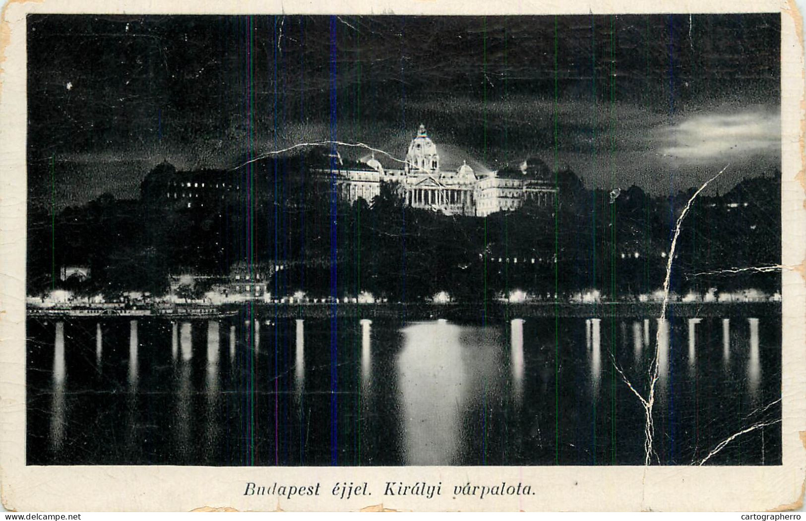 Navigation Sailing Vessels & Boats Themed Postcard Budapest Buda Palace - Sailing Vessels
