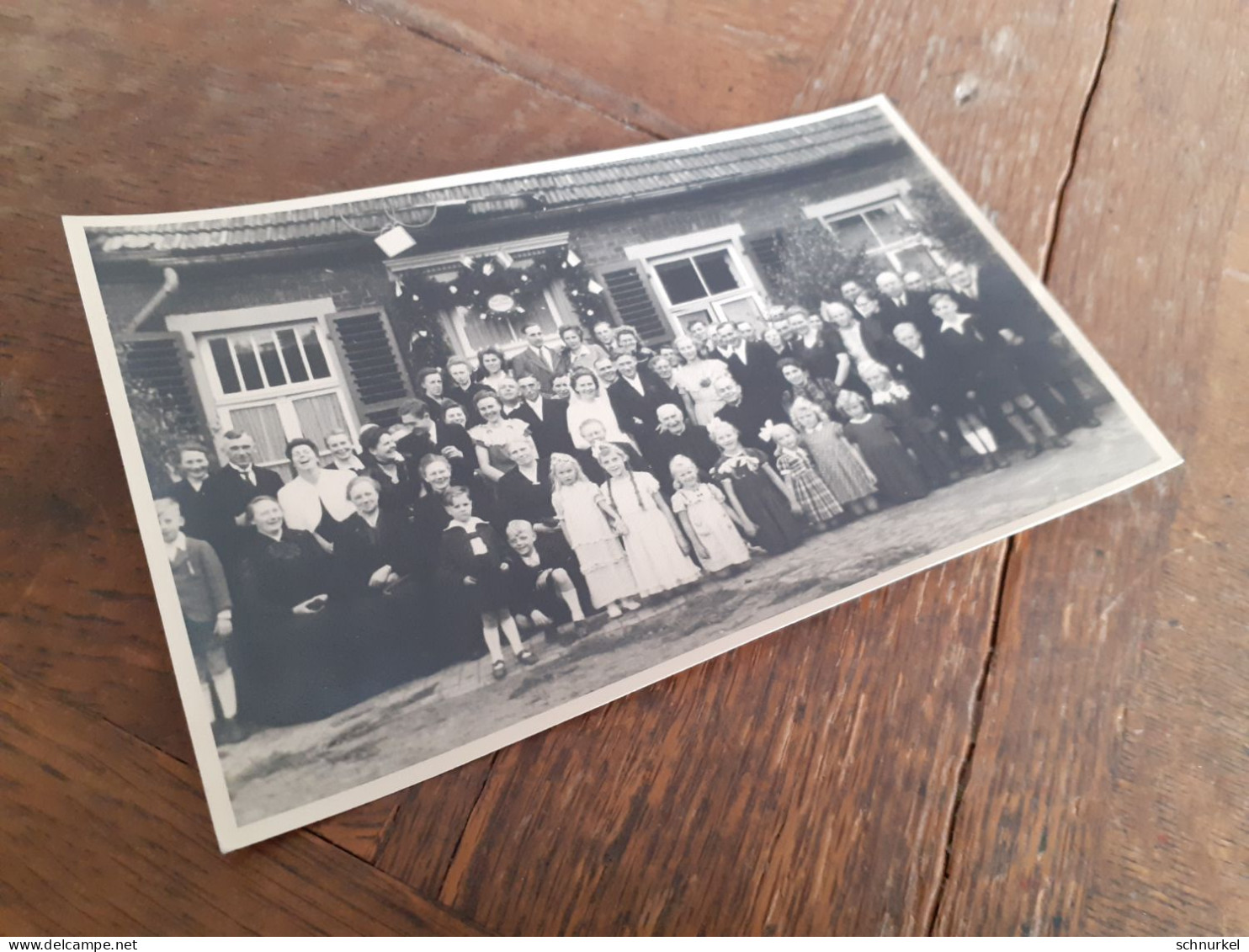 HOCHZEIT In DEUTSCHLAND DAZUMAL - HOCHZEITSGESELLSCHAFT In POSE - HOCHZEITSPAAR - MAEDCHEN JUNGS - Anonyme Personen