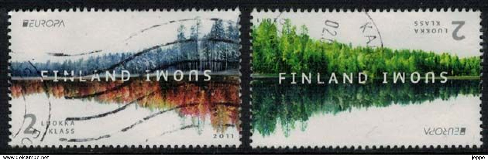 2011 Finland, Europa Cept Forrest Used Set. - Oblitérés