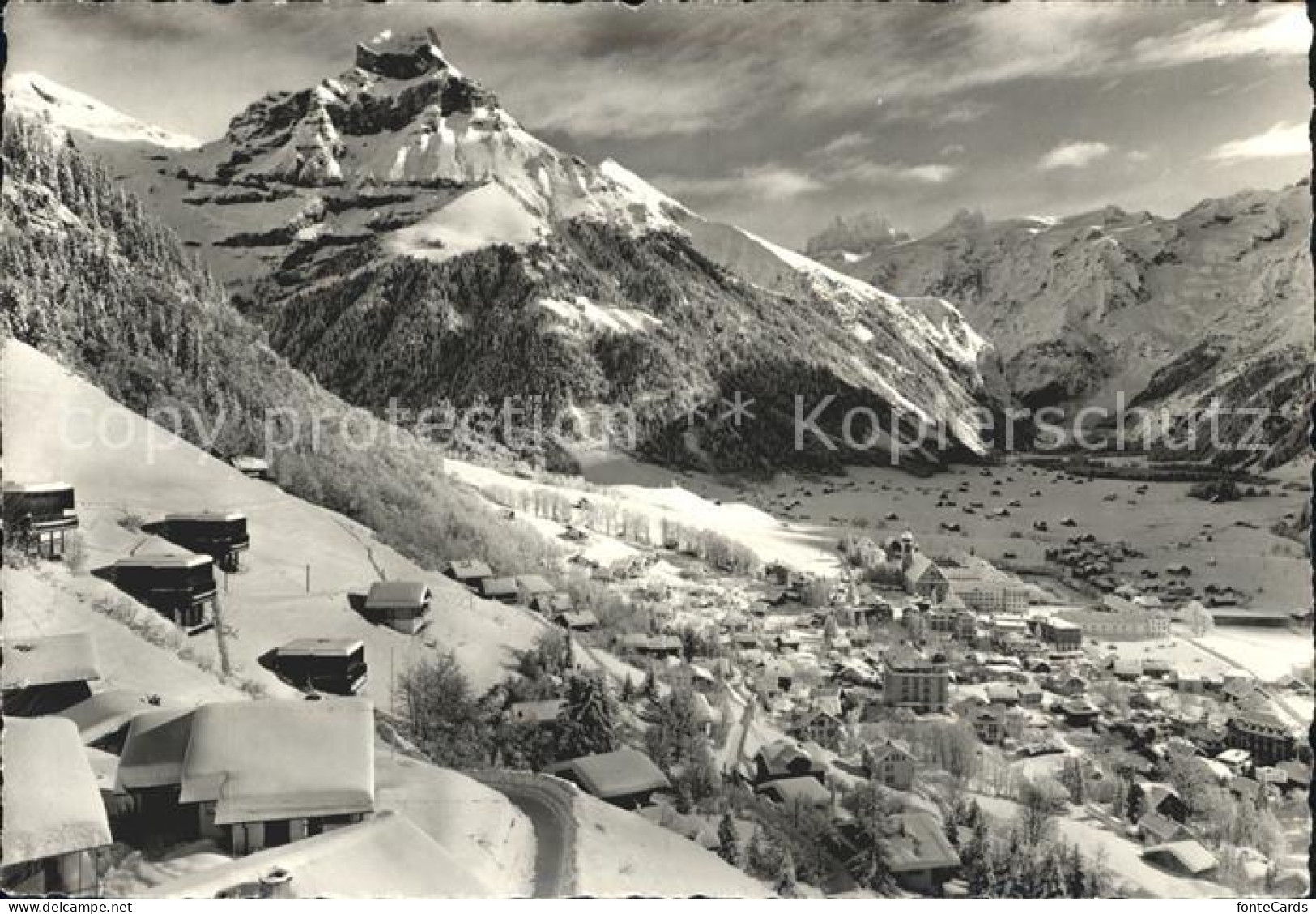 12043540 Engelberg OW Mit Hahnen Alpenpanorama Engelberg - Sonstige & Ohne Zuordnung