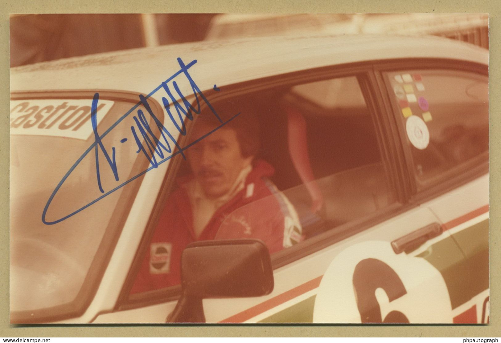 Lucien Guitteny - French Racing Driver - In Person Signed Photo - 1980 - COA - Deportivo