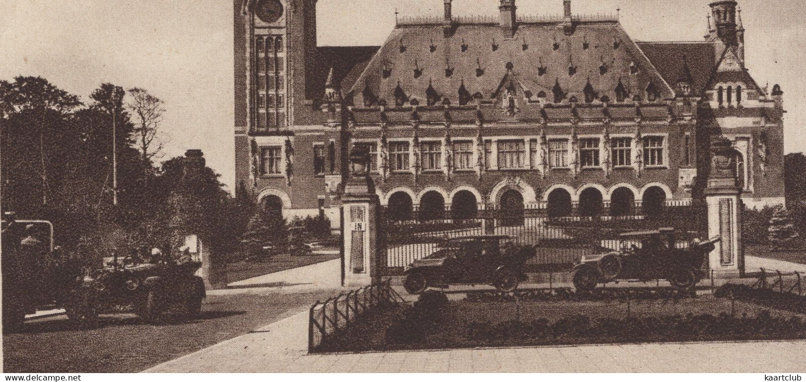Den Haag :OLDTIMER CARS / AUTO'S 1920-1930 - Vredespaleis - (Holland) - Uitg. J. V.d. Markt, Scheveningen. Nr 327 - Toerisme