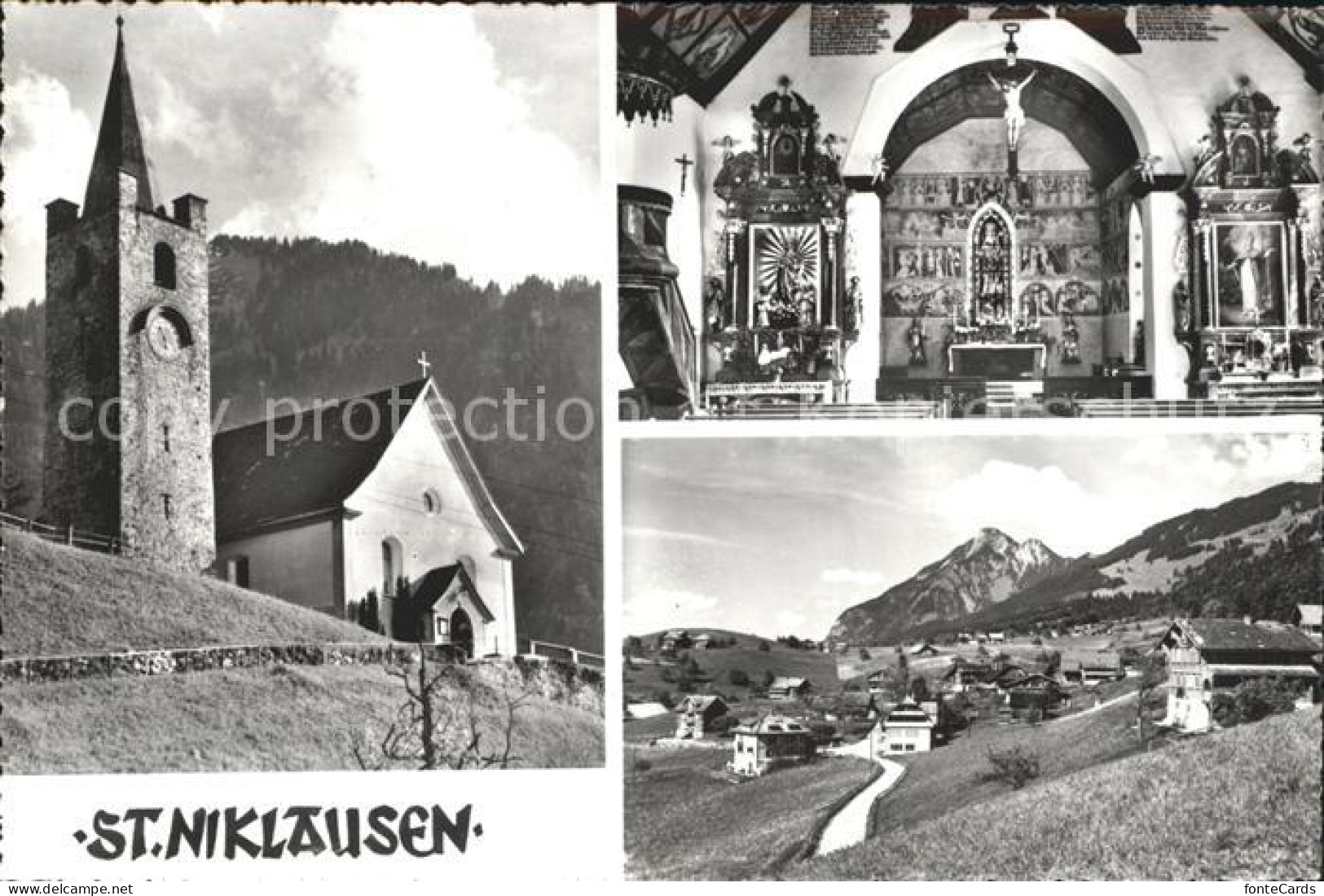 12043418 St Niklausen OW Gesamtansicht KIrche St Niklausen OW - Sonstige & Ohne Zuordnung