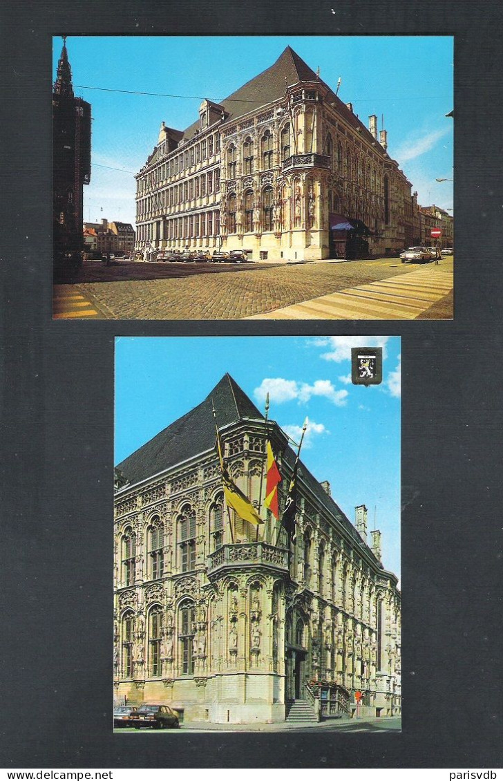 GENT - GAND -  STADHUIS  - 2 POSTKAARTEN   (14.054) - Gent