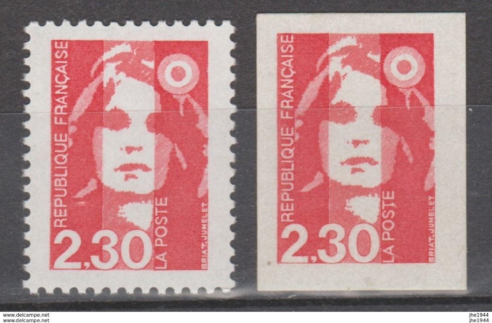 France N° 2629 Et 2630 ** Marianne Du Bicentenaire - Nuovi