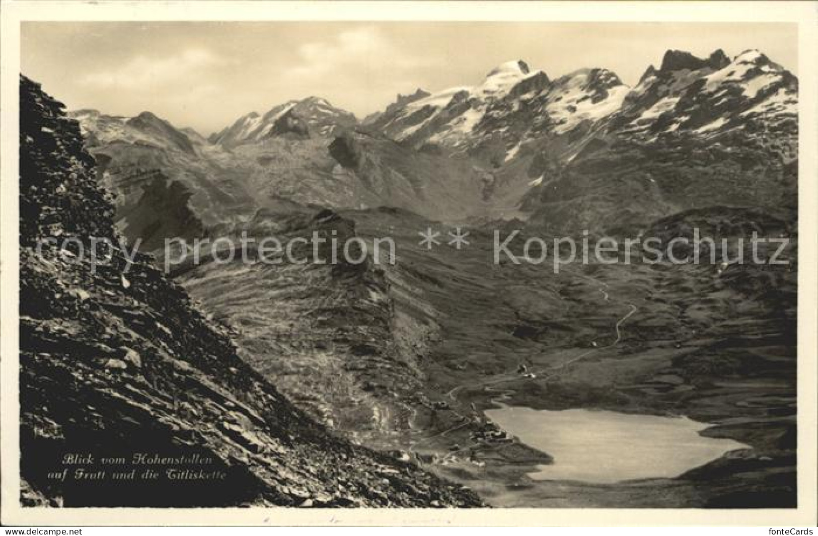 12042514 Frutt Melchsee Blick Vom Hohenstollen Titliskette Alpenpanorama Melchse - Other & Unclassified