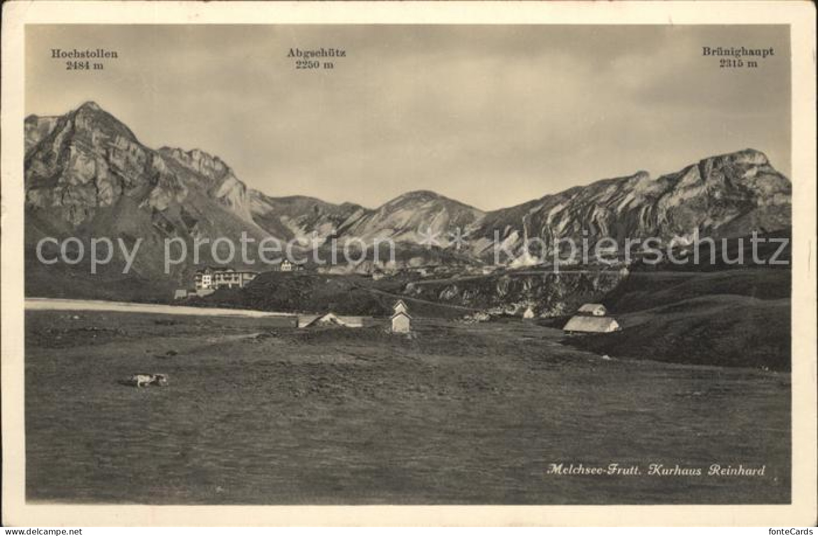 12042512 Frutt Melchsee Kurhaus Reinhard Alpenpanorama Melchsee-Frutt - Sonstige & Ohne Zuordnung