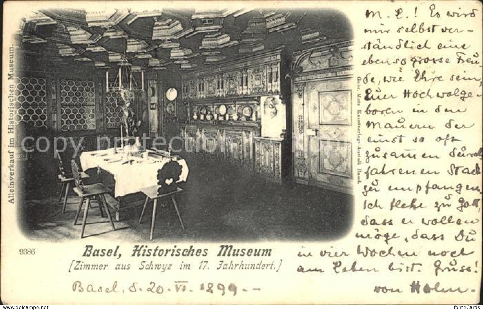12042460 Basel BS Historisches Museum Zimmer Aus Schwyz 17. Jhdt. Basel BS - Sonstige & Ohne Zuordnung