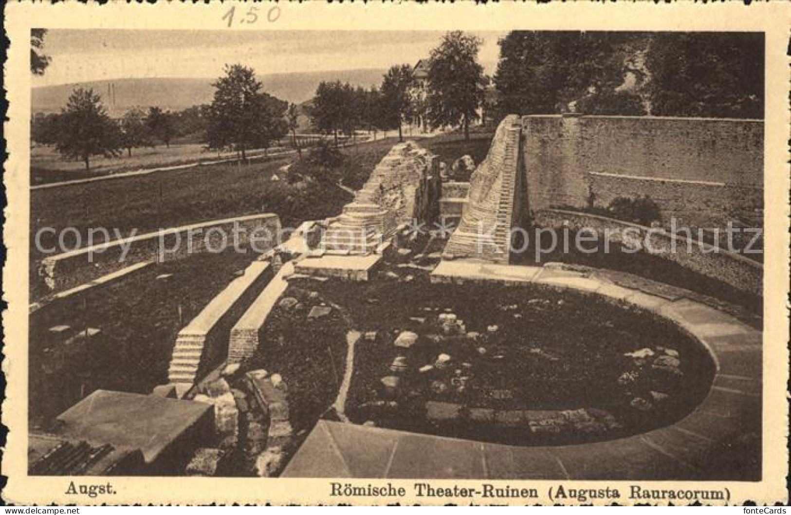 12042454 Augst Roemische Theater Ruinen Augst - Sonstige & Ohne Zuordnung